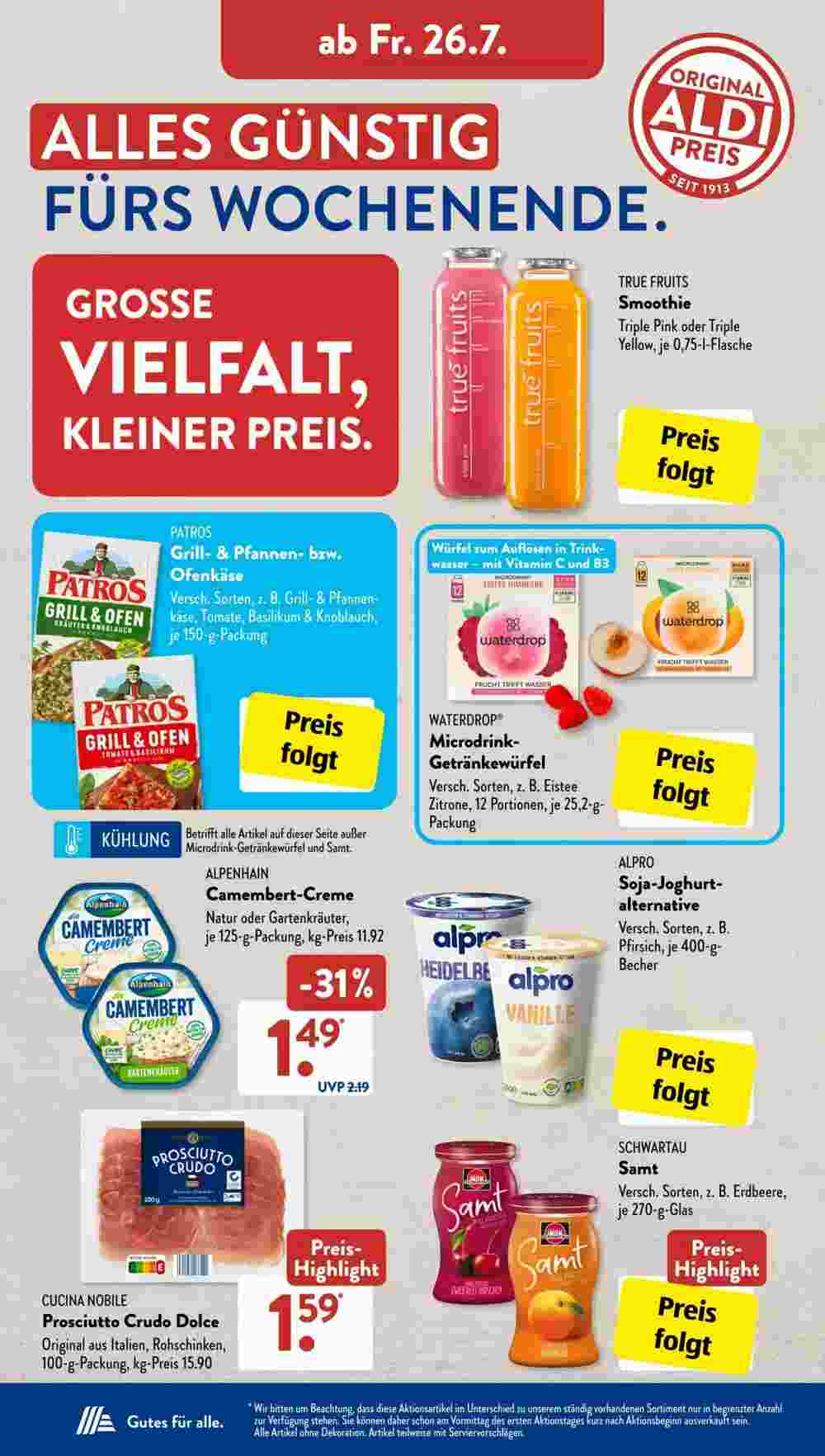 Aldi Süd Prospekt (ab 22.07.2024) zum Blättern - Seite 17