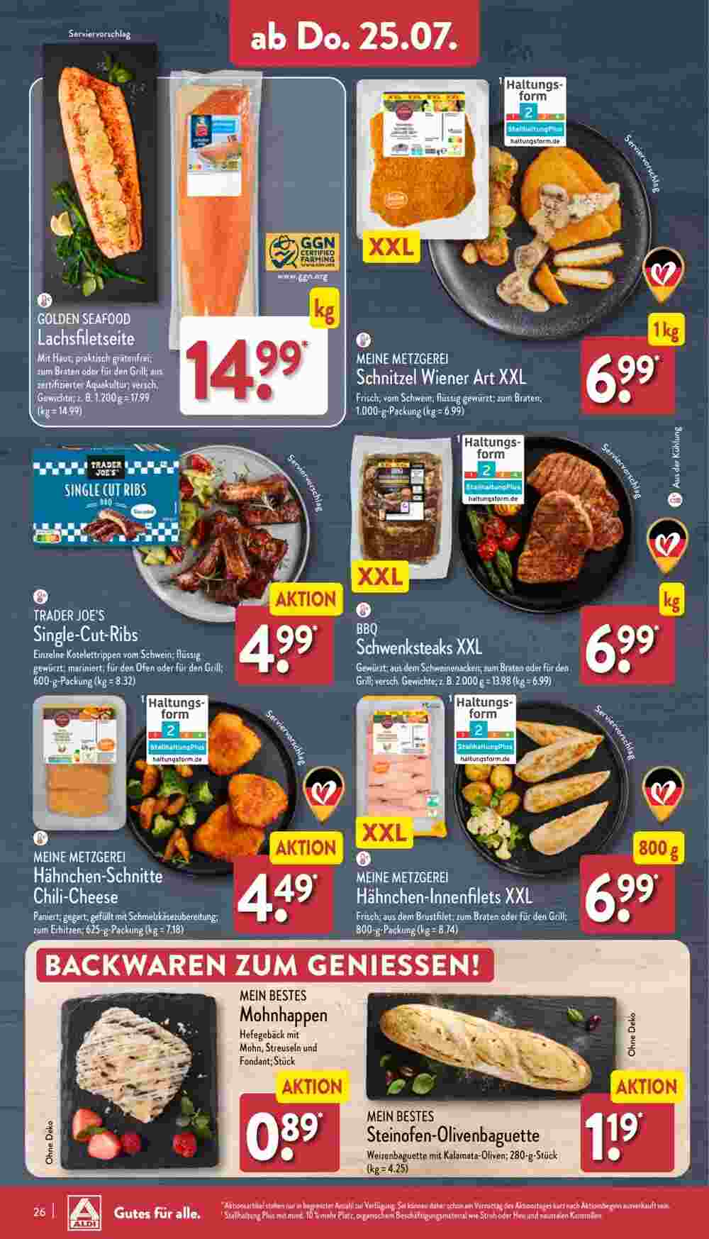 Aldi Nord Prospekt (ab 22.07.2024) zum Blättern - Seite 26