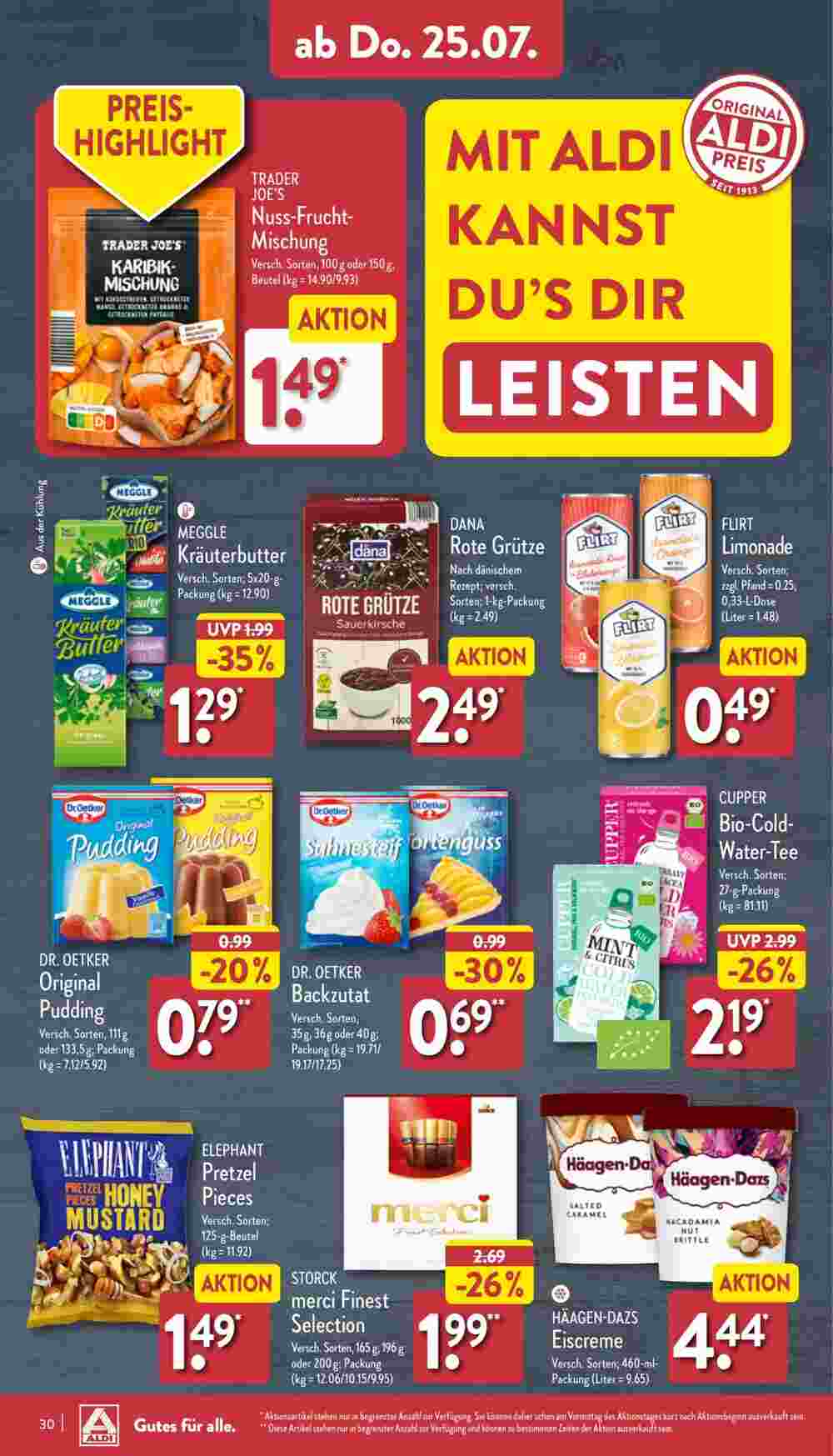 Aldi Nord Prospekt (ab 22.07.2024) zum Blättern - Seite 30