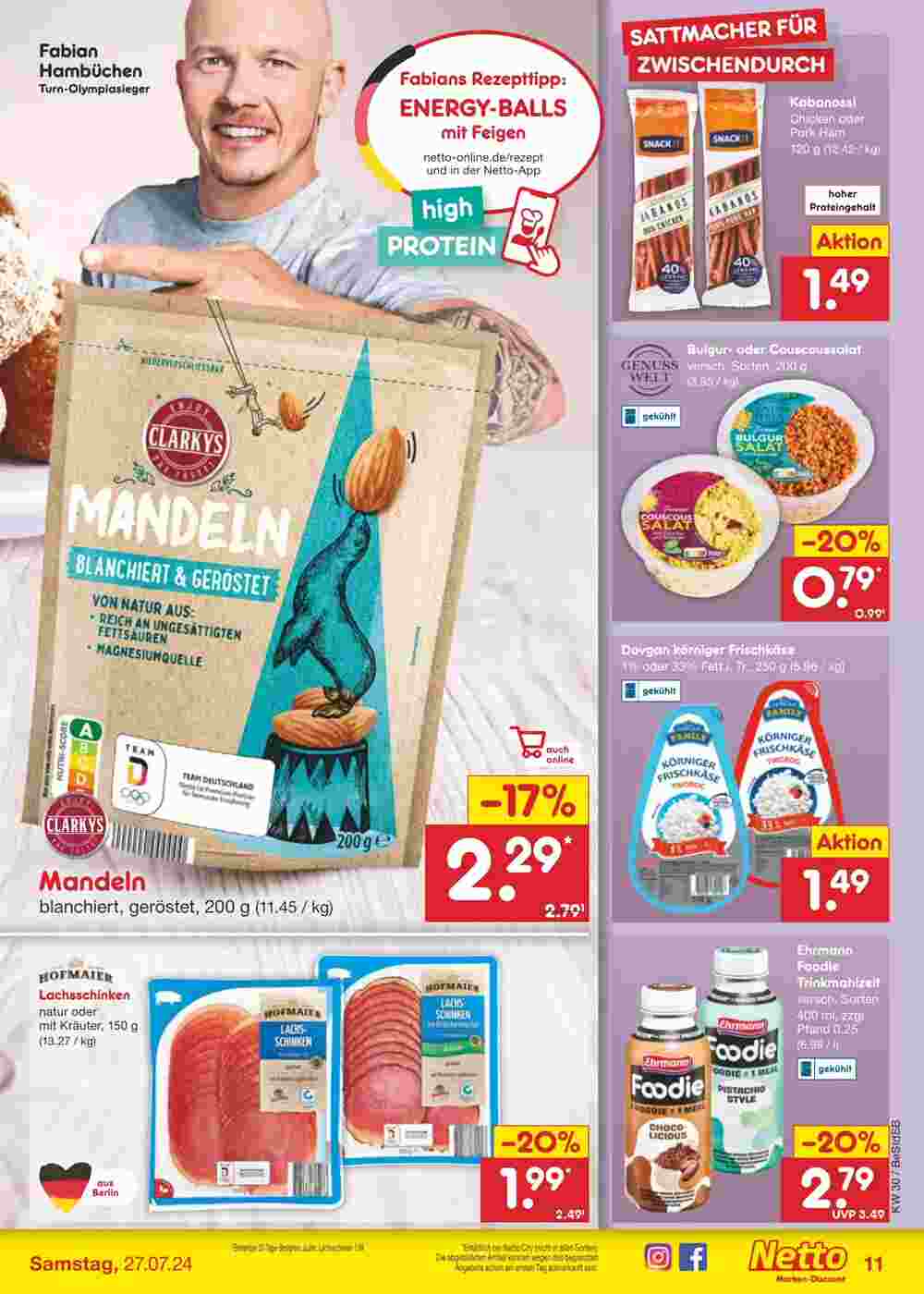 Netto Marken-Discount Prospekt (ab 22.07.2024) zum Blättern - Seite 11