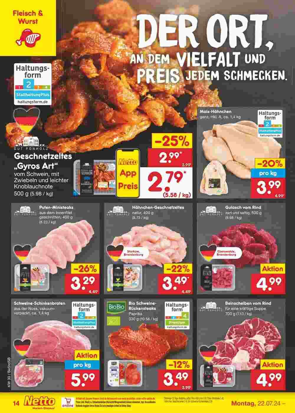 Netto Marken-Discount Prospekt (ab 22.07.2024) zum Blättern - Seite 16