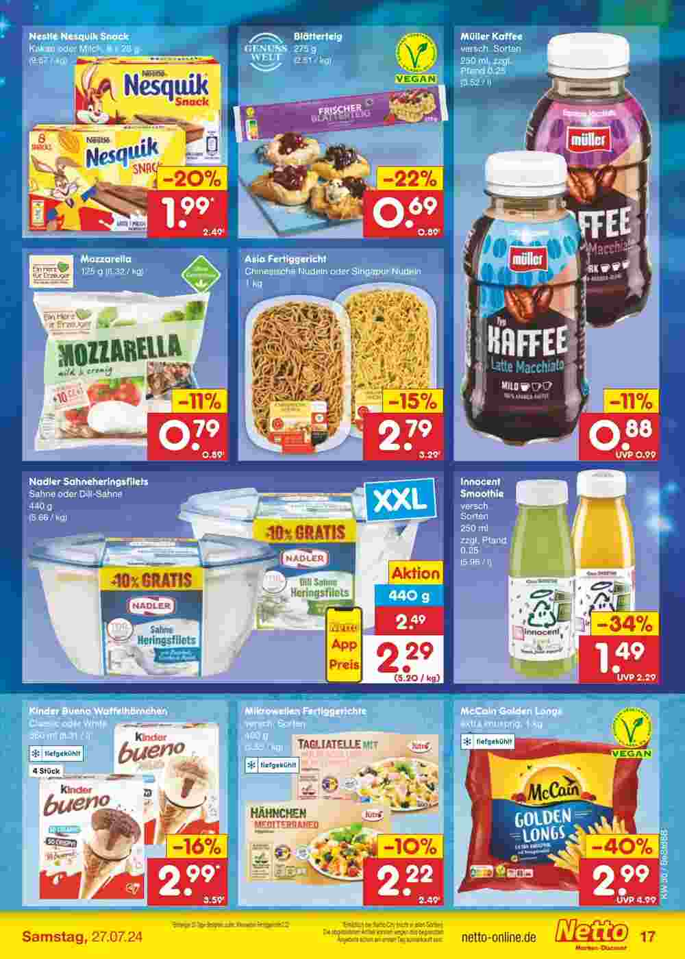 Netto Marken-Discount Prospekt (ab 22.07.2024) zum Blättern - Seite 19