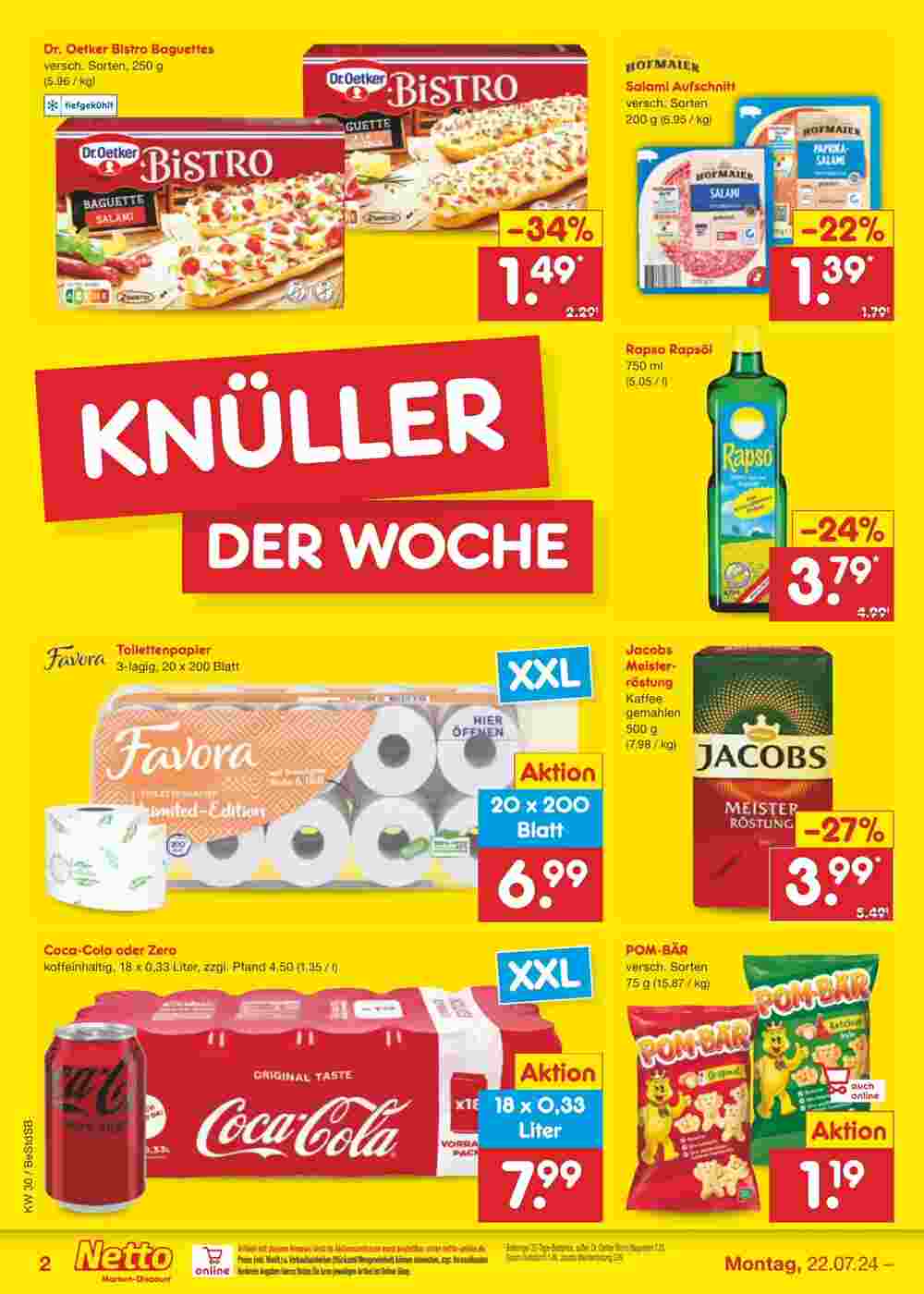 Netto Marken-Discount Prospekt (ab 22.07.2024) zum Blättern - Seite 2