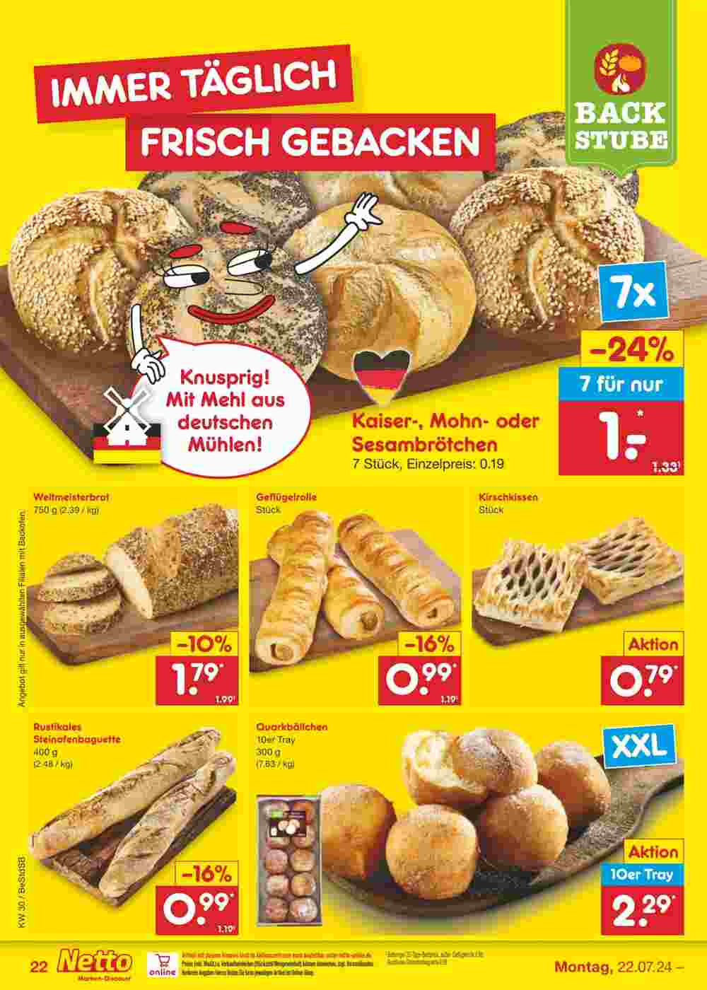 Netto Marken-Discount Prospekt (ab 22.07.2024) zum Blättern - Seite 24