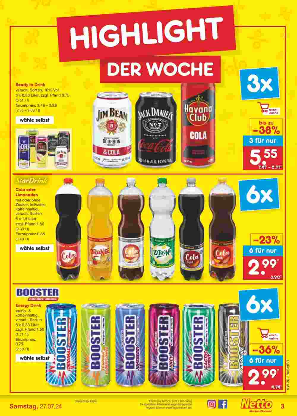 Netto Marken-Discount Prospekt (ab 22.07.2024) zum Blättern - Seite 3