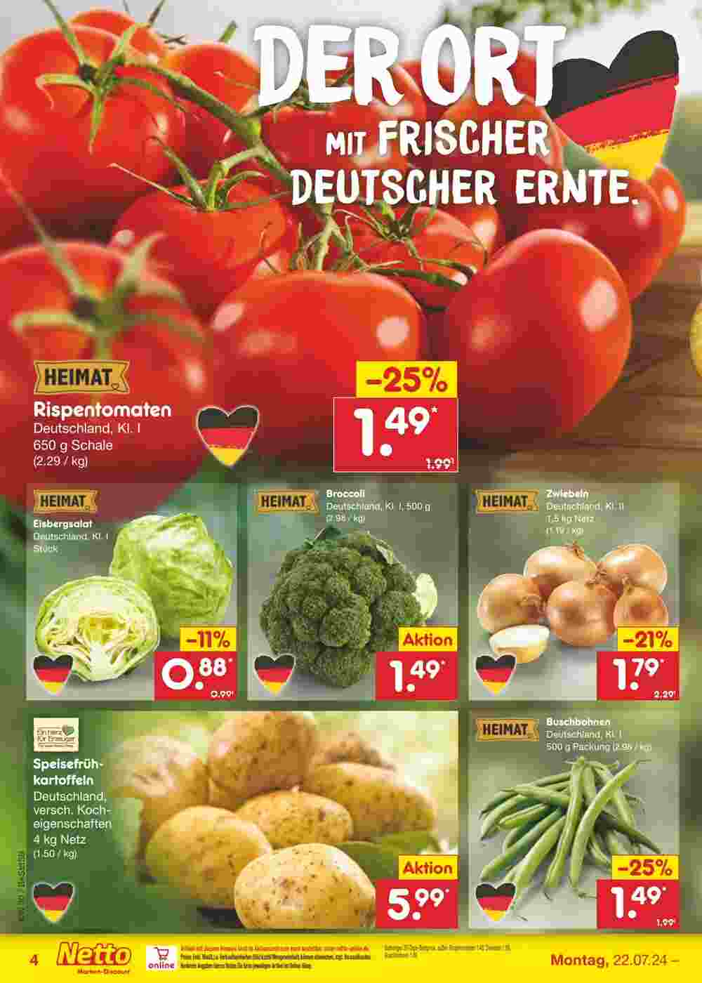 Netto Marken-Discount Prospekt (ab 22.07.2024) zum Blättern - Seite 4