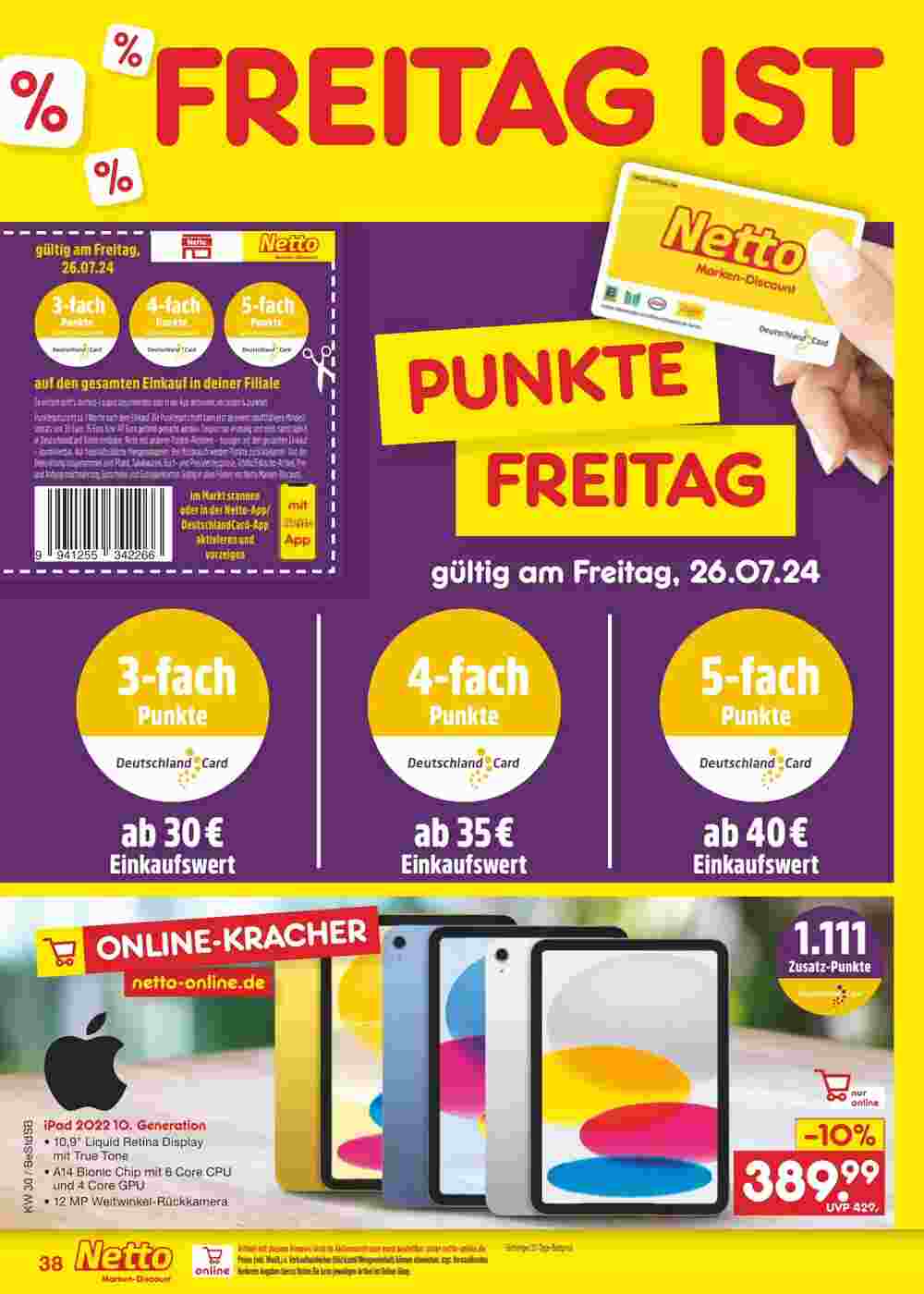 Netto Marken-Discount Prospekt (ab 22.07.2024) zum Blättern - Seite 44