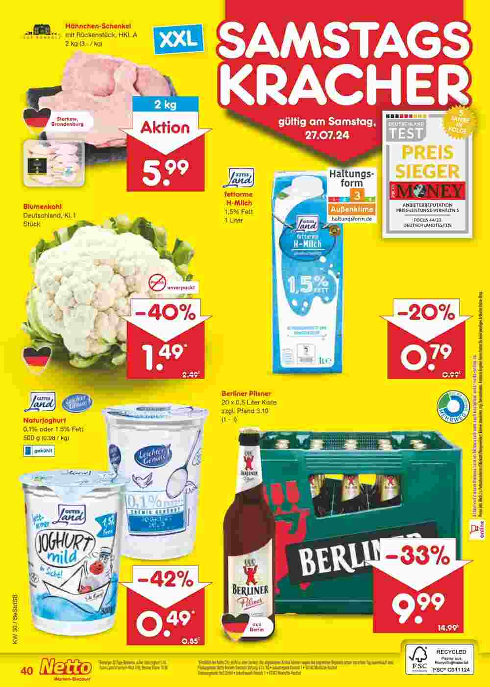 Netto Marken-Discount Prospekt (ab 22.07.2024) zum Blättern - Seite 46