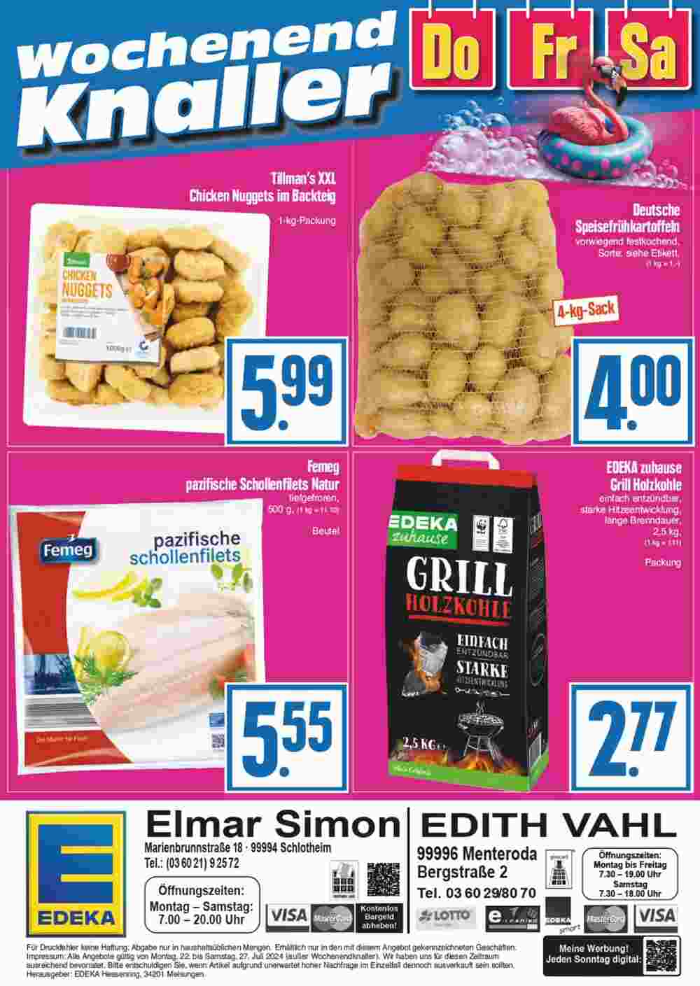 Edeka Frischemarkt Prospekt (ab 22.07.2024) zum Blättern - Seite 12