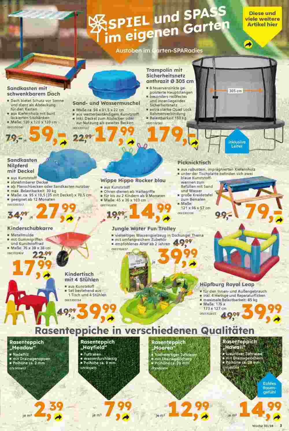 Globus Baumarkt Prospekt (ab 22.07.2024) zum Blättern - Seite 3