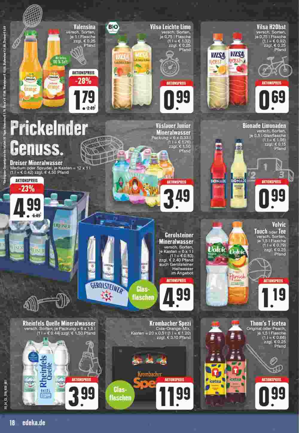 EDEKA Vogl Prospekt (ab 22.07.2024) zum Blättern - Seite 18