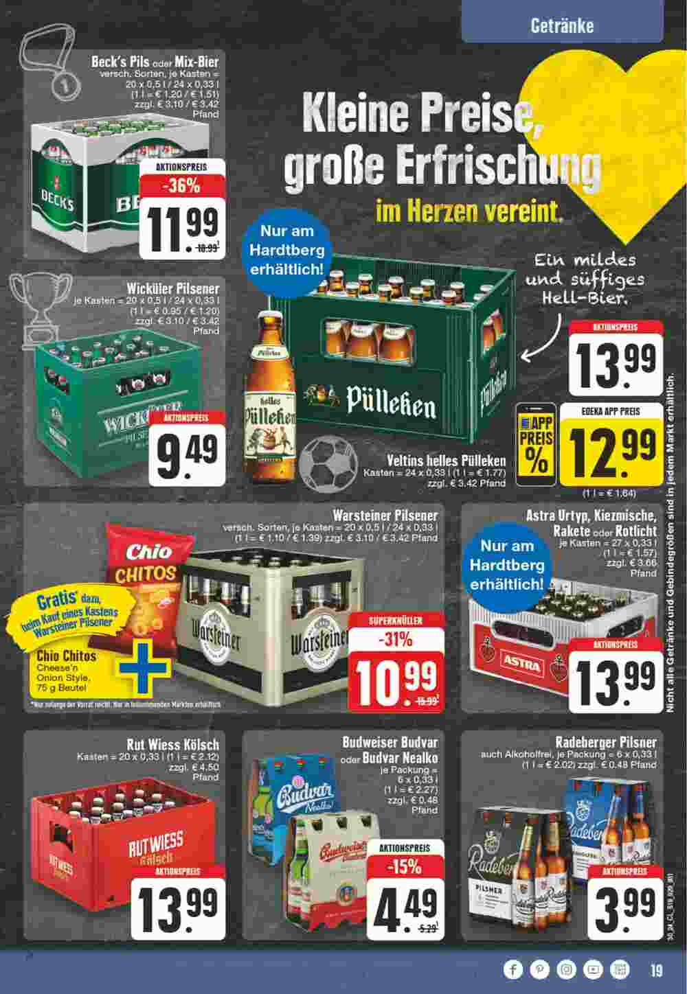 EDEKA Vogl Prospekt (ab 22.07.2024) zum Blättern - Seite 19