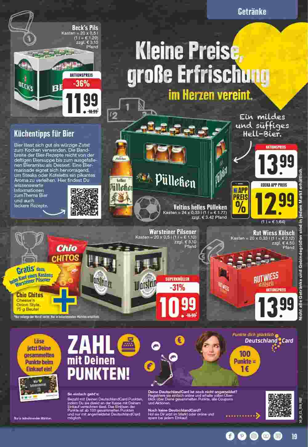 EDEKA Jung Prospekt (ab 22.07.2024) zum Blättern - Seite 19