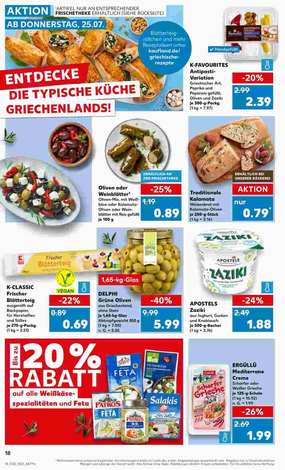 Kaufland Prospekt (ab 25.07.2024) zum Blättern - Seite 18