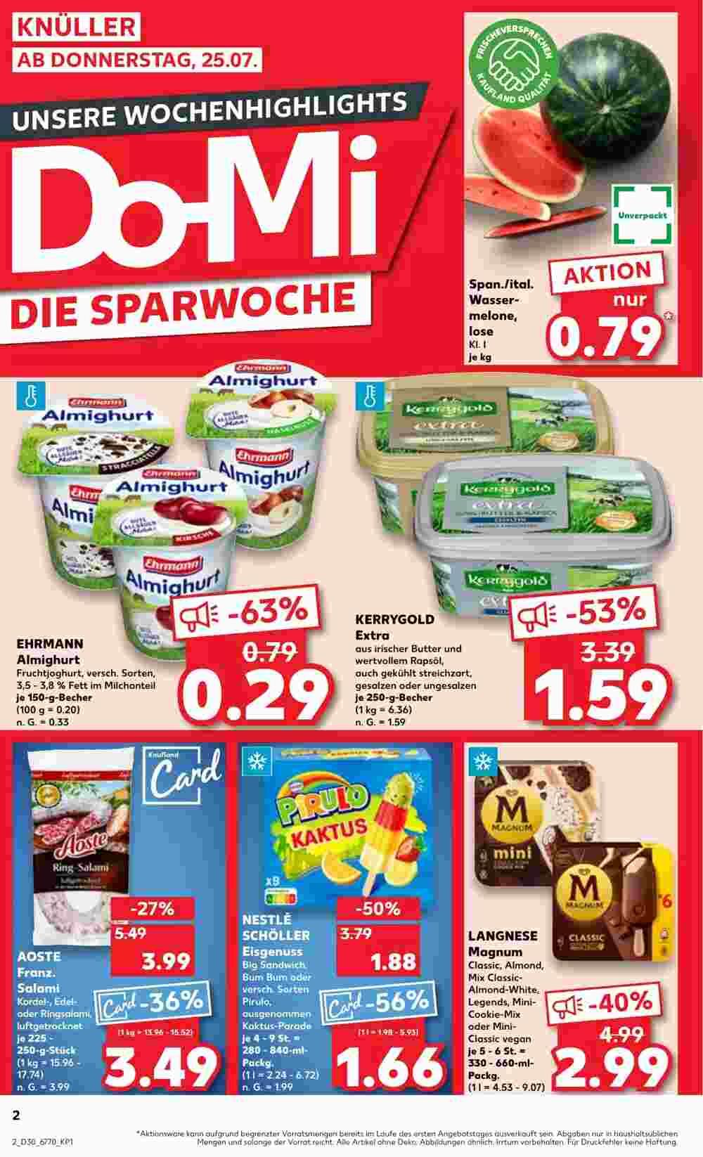 Kaufland Prospekt (ab 25.07.2024) zum Blättern - Seite 2