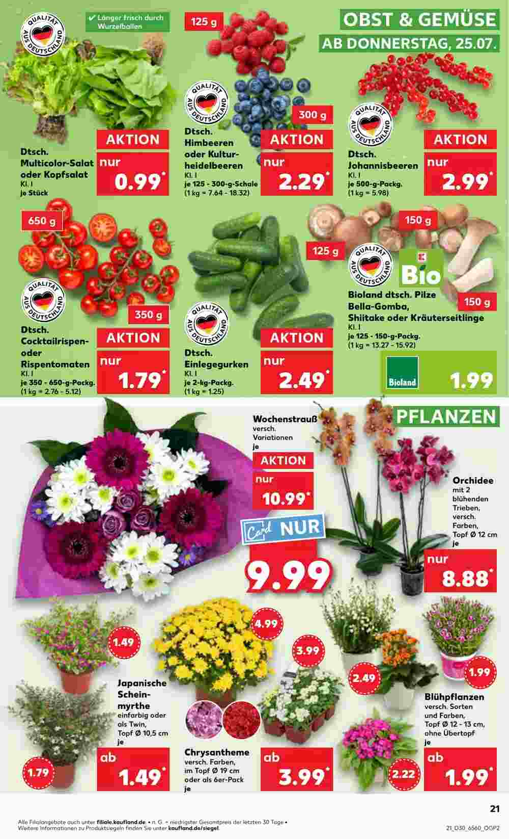 Kaufland Prospekt (ab 25.07.2024) zum Blättern - Seite 21