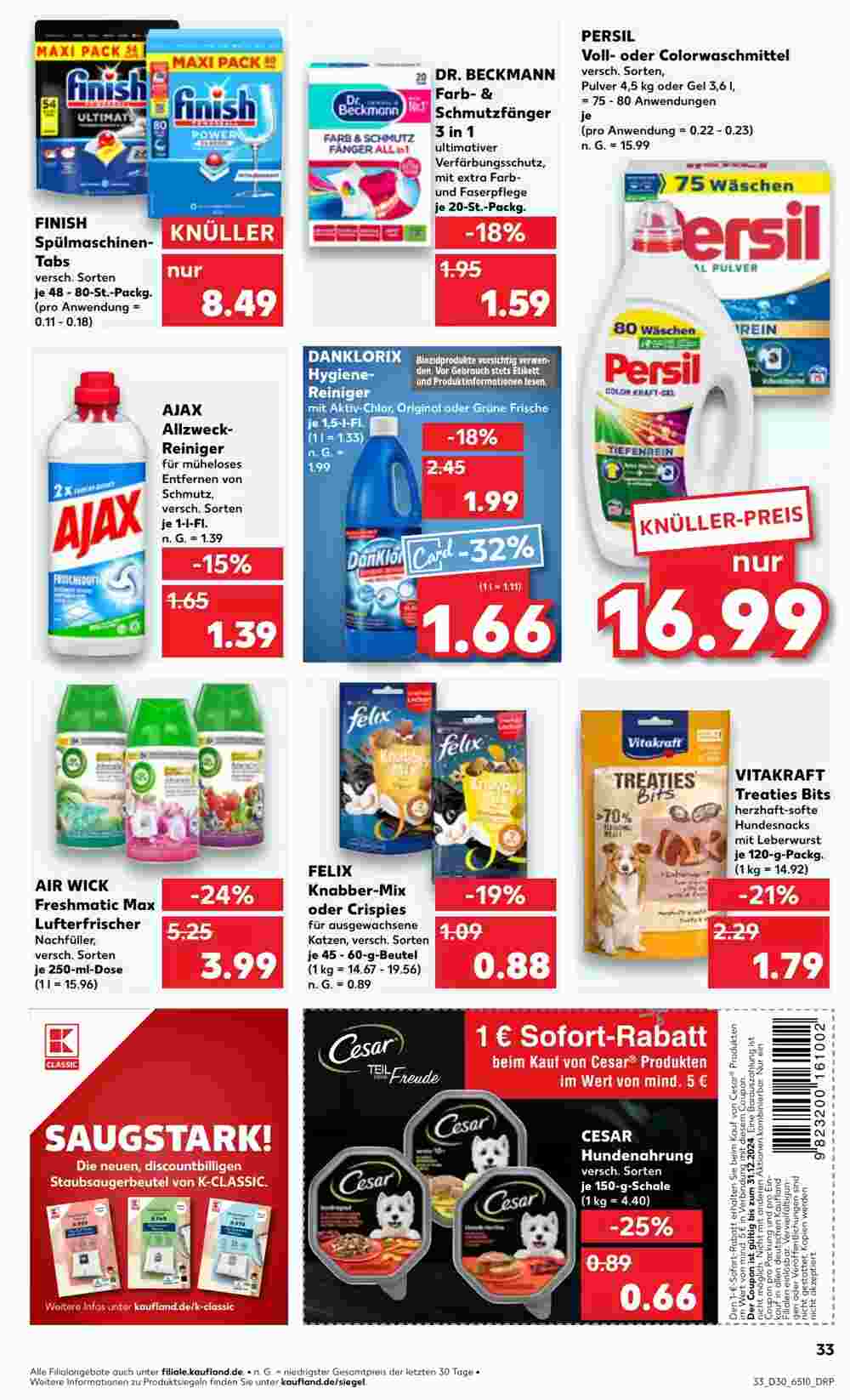 Kaufland Prospekt (ab 25.07.2024) zum Blättern - Seite 33