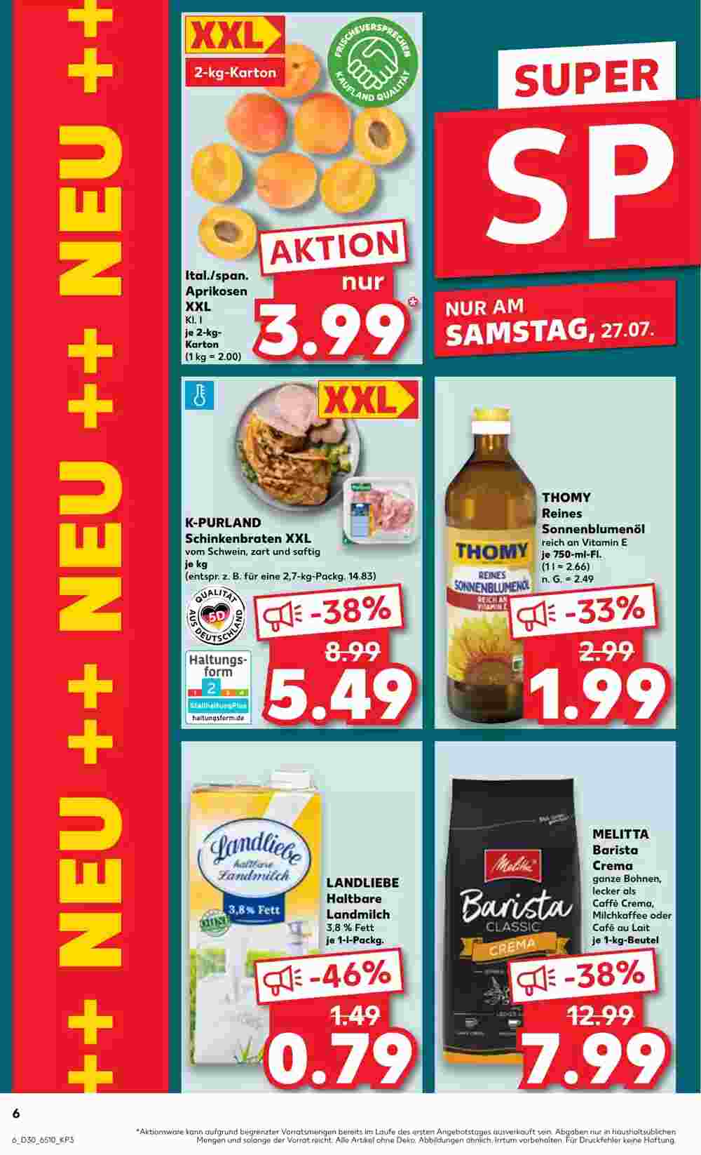 Kaufland Prospekt (ab 25.07.2024) zum Blättern - Seite 6