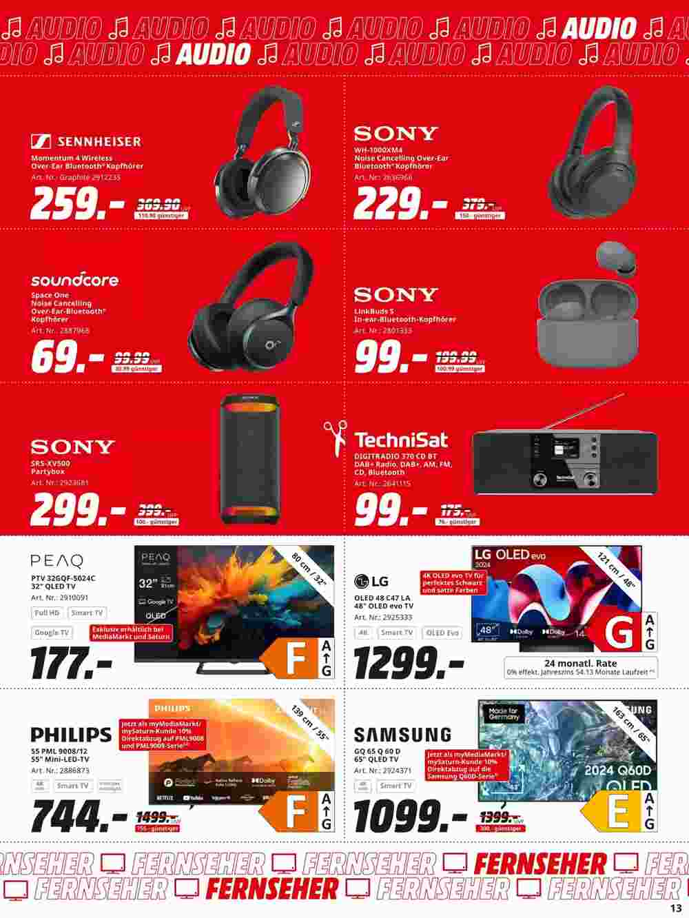 MediaMarkt Prospekt (ab 25.07.2024) zum Blättern - Seite 13