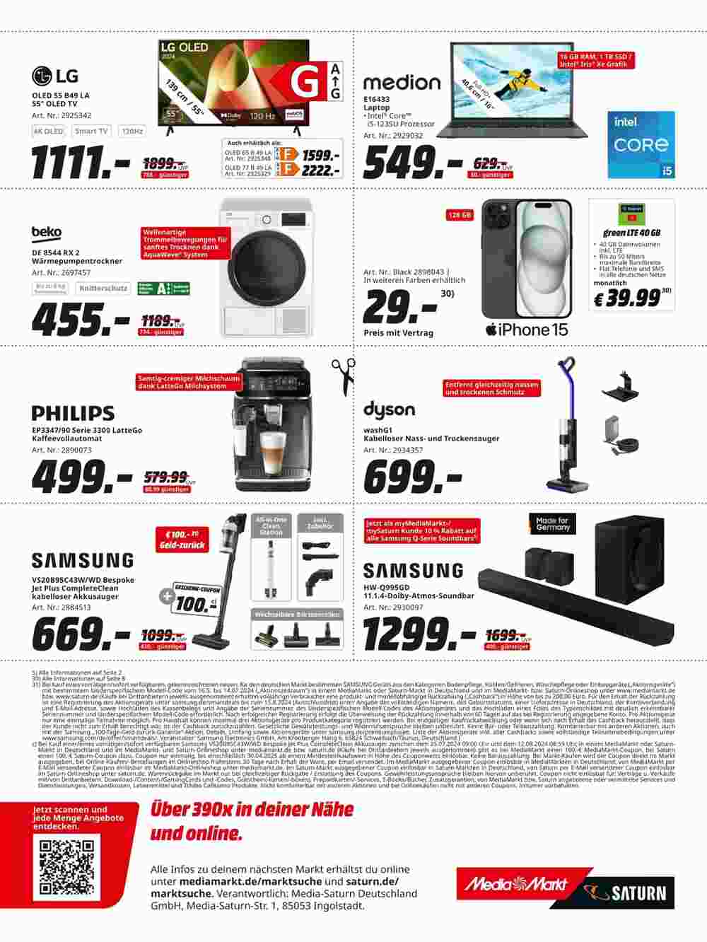 MediaMarkt Prospekt (ab 25.07.2024) zum Blättern - Seite 16