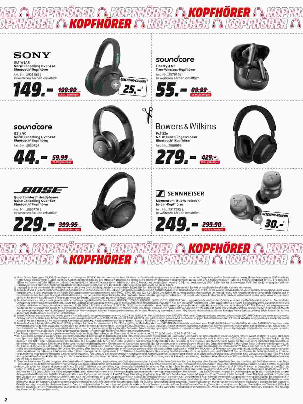 MediaMarkt Prospekt (ab 25.07.2024) zum Blättern - Seite 2