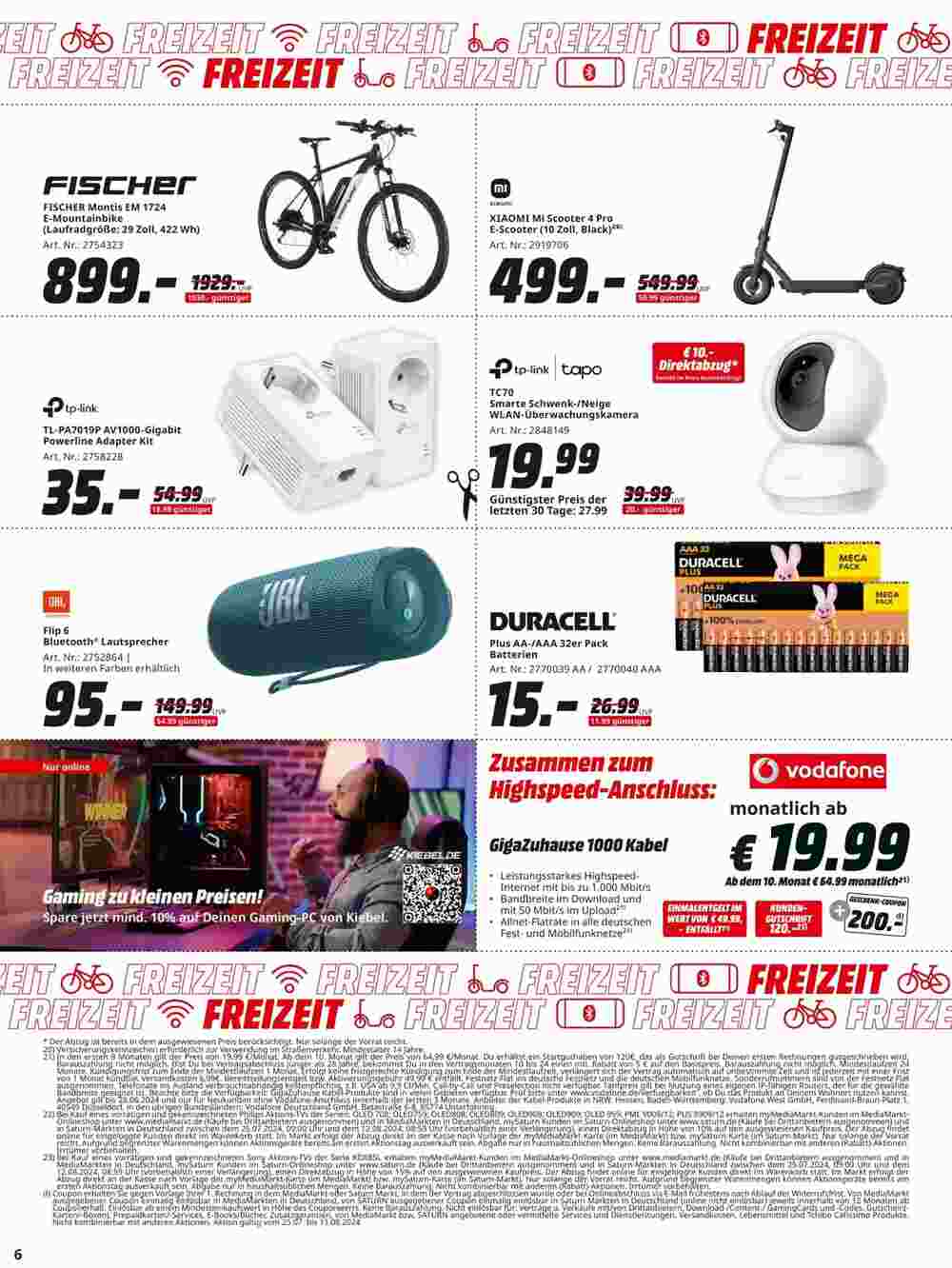 MediaMarkt Prospekt (ab 25.07.2024) zum Blättern - Seite 6