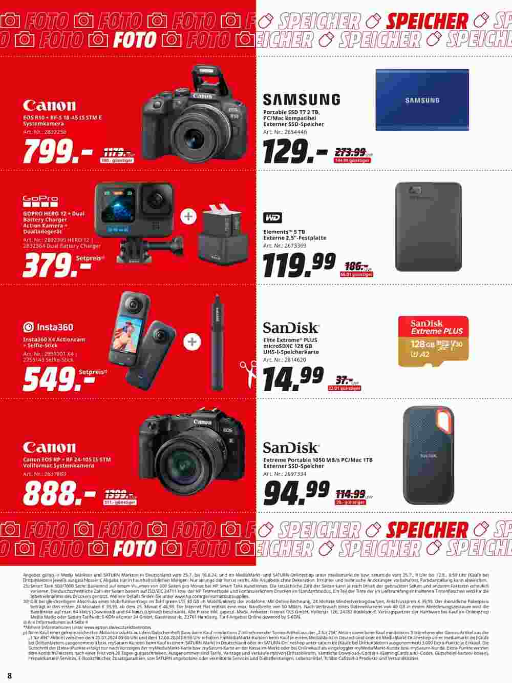 MediaMarkt Prospekt (ab 25.07.2024) zum Blättern - Seite 8