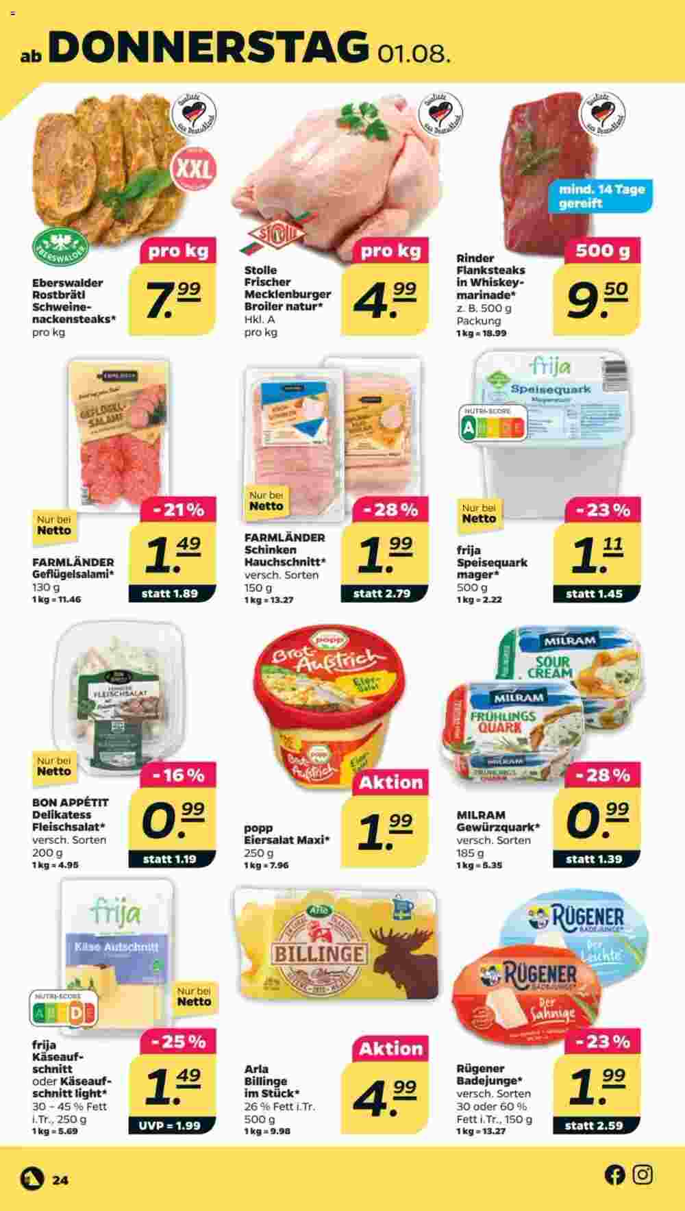 NETTO Prospekt (ab 29.07.2024) zum Blättern - Seite 24