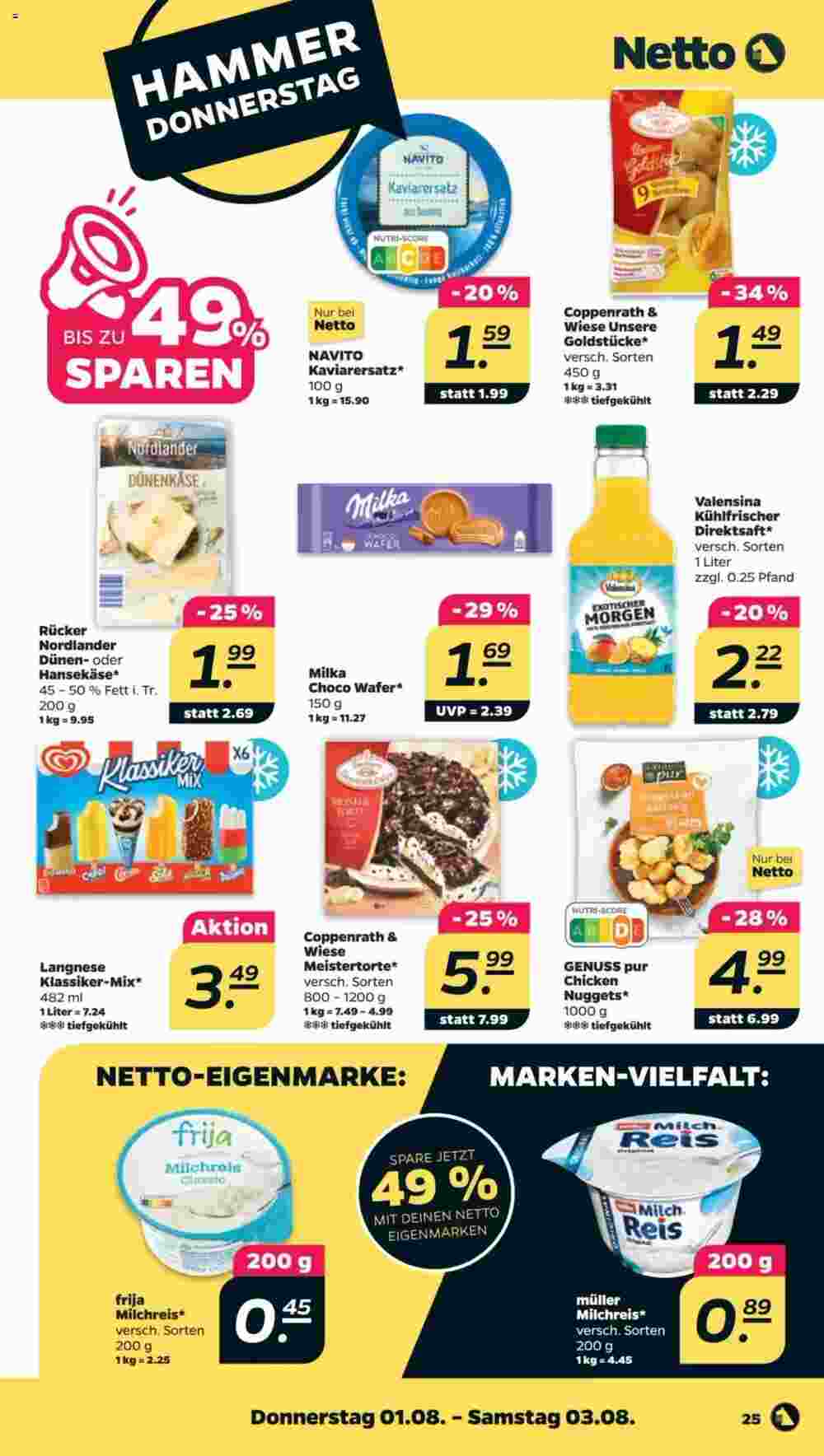 NETTO Prospekt (ab 29.07.2024) zum Blättern - Seite 25