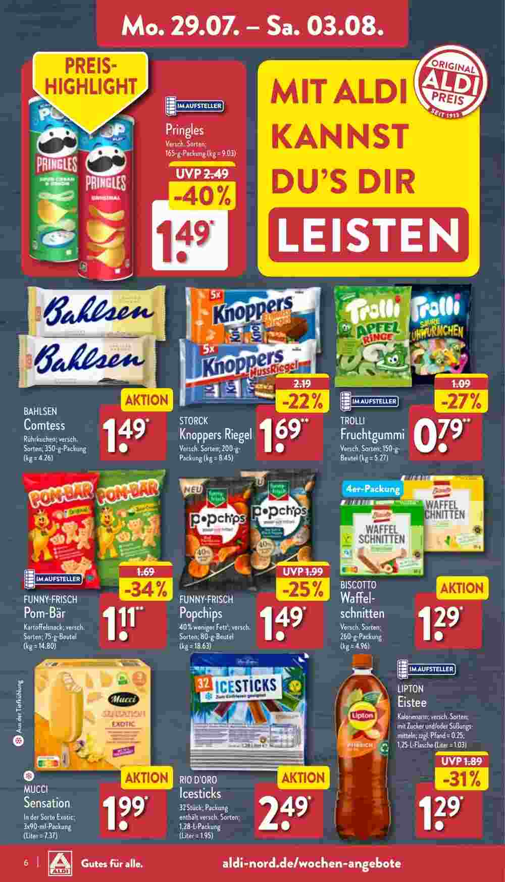 Aldi Nord Prospekt (ab 29.07.2024) zum Blättern - Seite 6