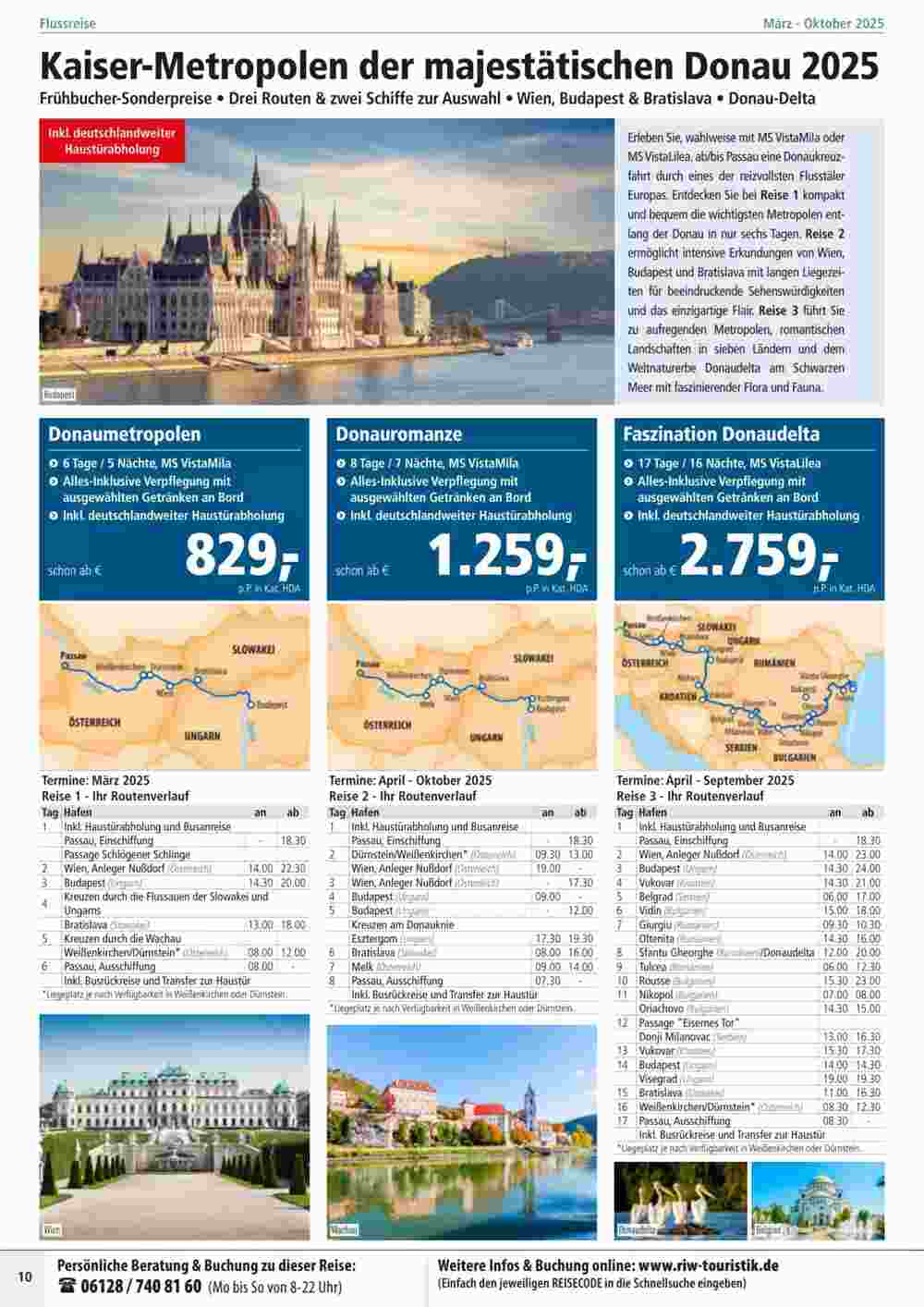 RIW Touristik Prospekt (ab 31.07.2024) zum Blättern - Seite 10