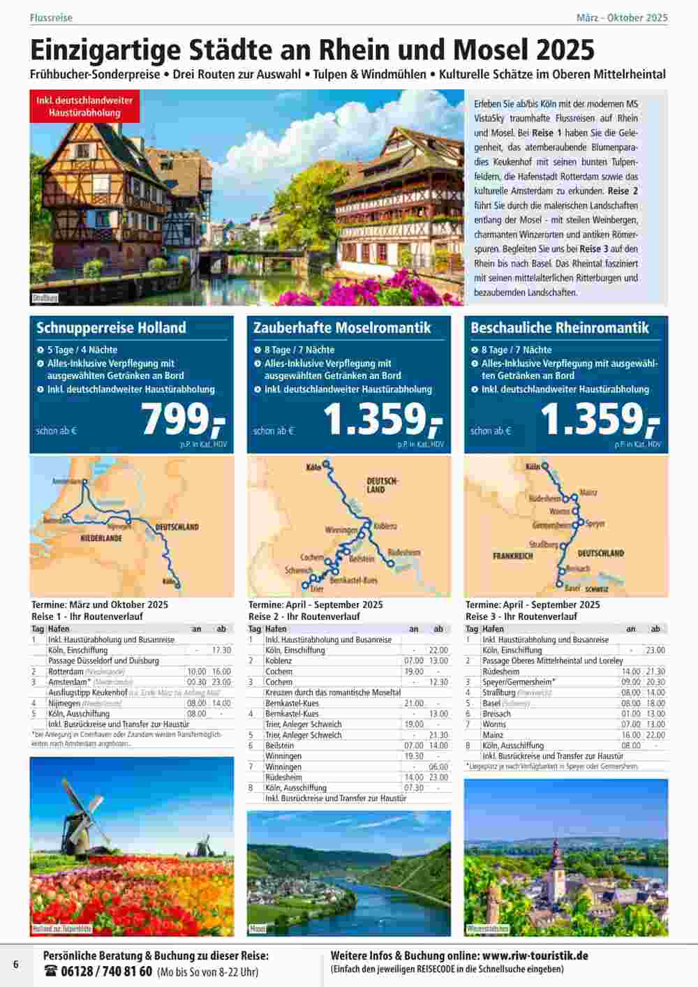 RIW Touristik Prospekt (ab 31.07.2024) zum Blättern - Seite 6