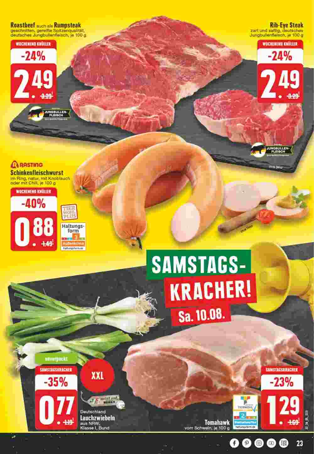 Edeka Schallenberg Prospekt (ab 05.08.2024) zum Blättern - Seite 23