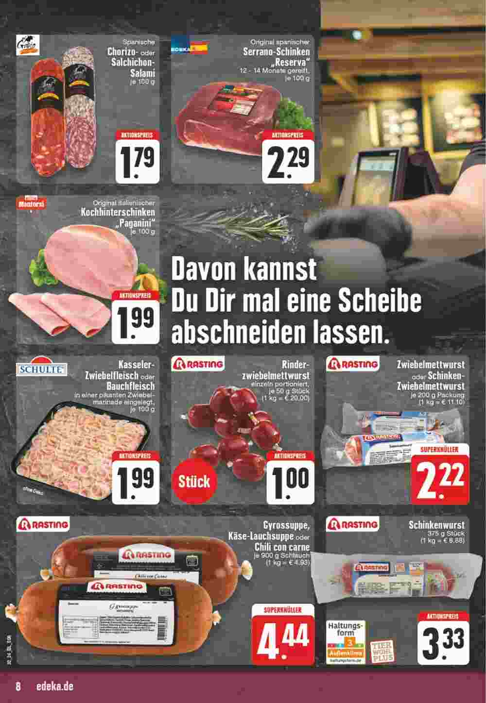 Edeka Schallenberg Prospekt (ab 05.08.2024) zum Blättern - Seite 8