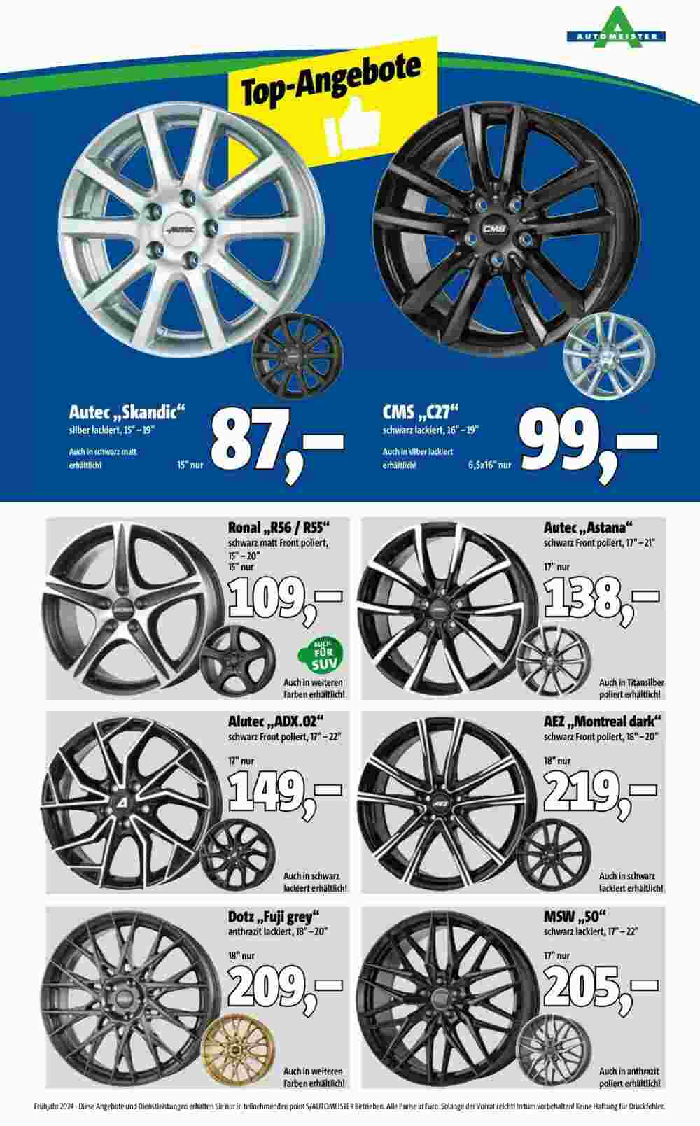 Automeister Prospekt (ab 06.08.2024) zum Blättern - Seite 9