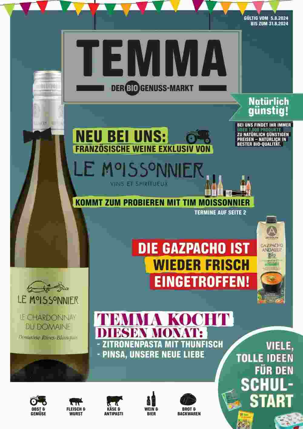 Temma Prospekt (ab 06.08.2024) zum Blättern - Seite 1