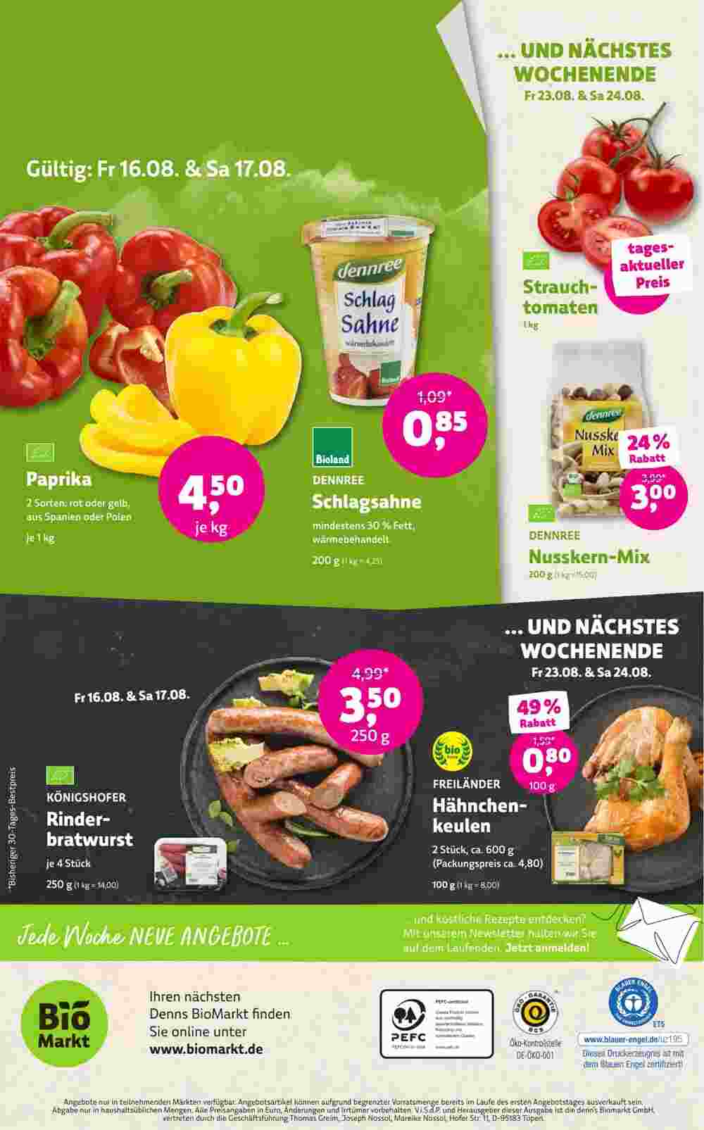 Denns BioMarkt Prospekt (ab 14.08.2024) zum Blättern - Seite 12