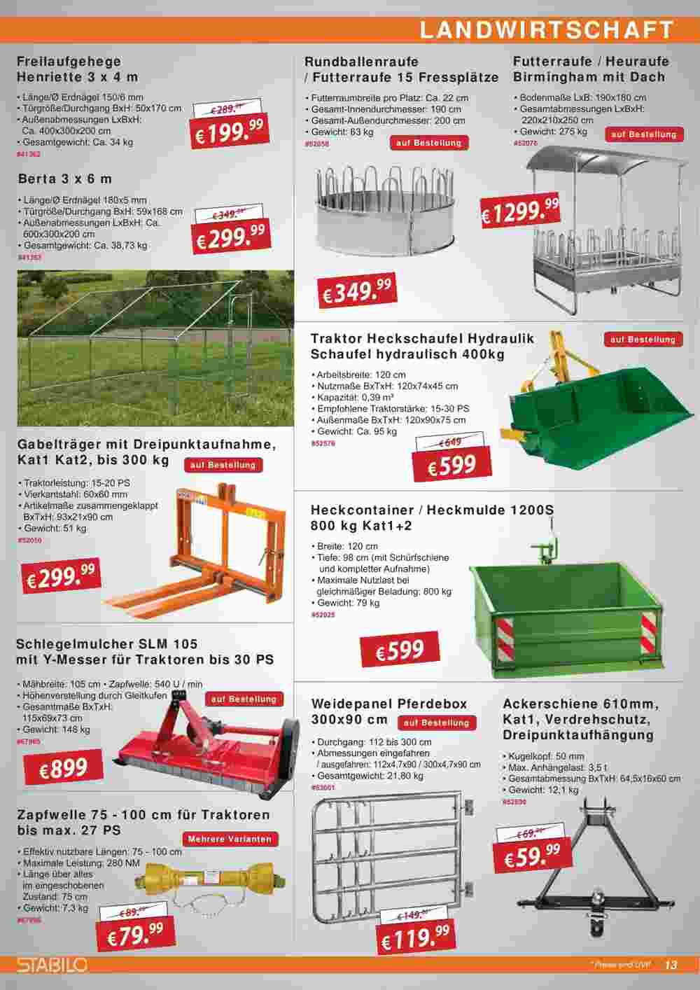 Stabilo Fachmarkt Prospekt (ab 14.08.2024) zum Blättern - Seite 13