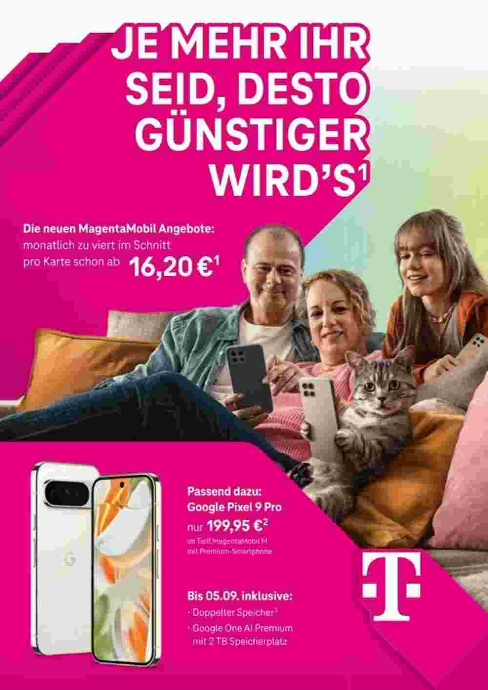 Telekom Shop Prospekt (ab 18.08.2024) zum Blättern - Seite 1