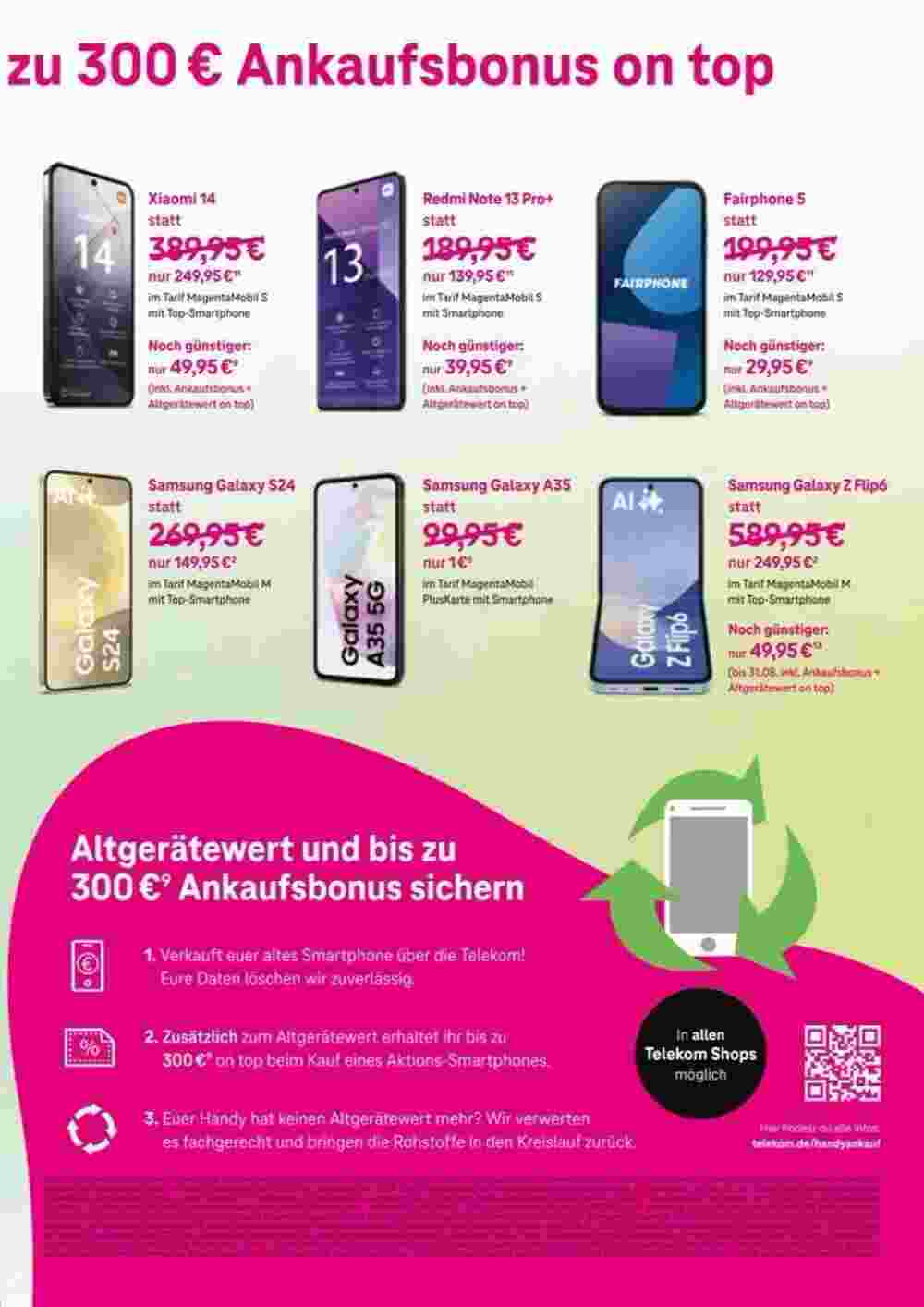 Telekom Shop Prospekt (ab 18.08.2024) zum Blättern - Seite 5