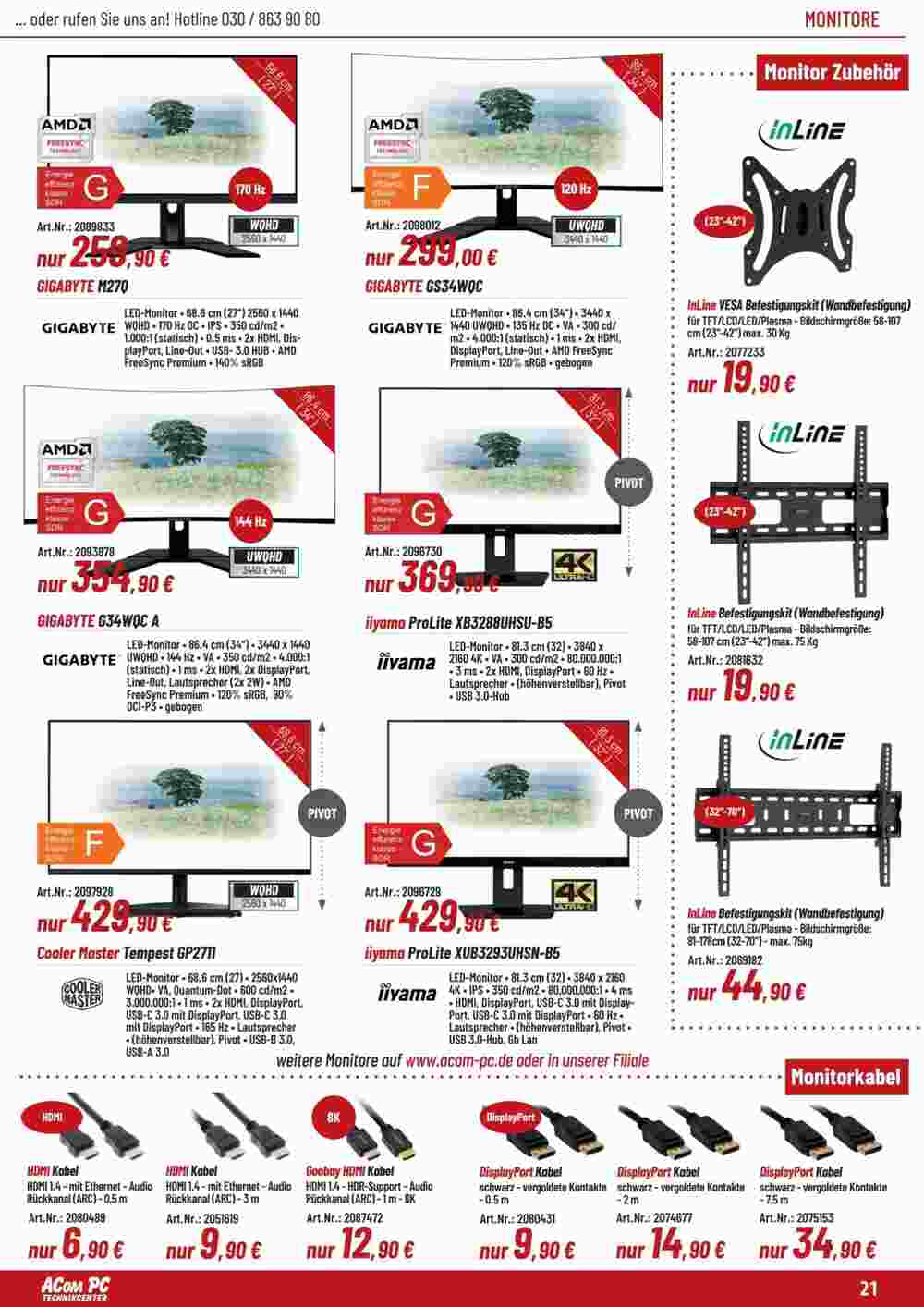 ACom PC Prospekt (ab 18.08.2024) zum Blättern - Seite 21