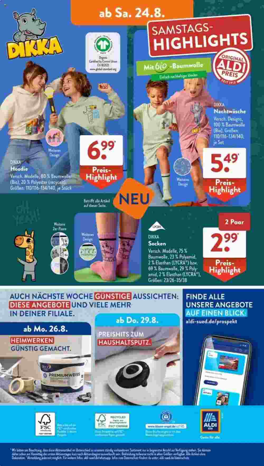 Aldi Süd Prospekt (ab 19.08.2024) zum Blättern - Seite 24