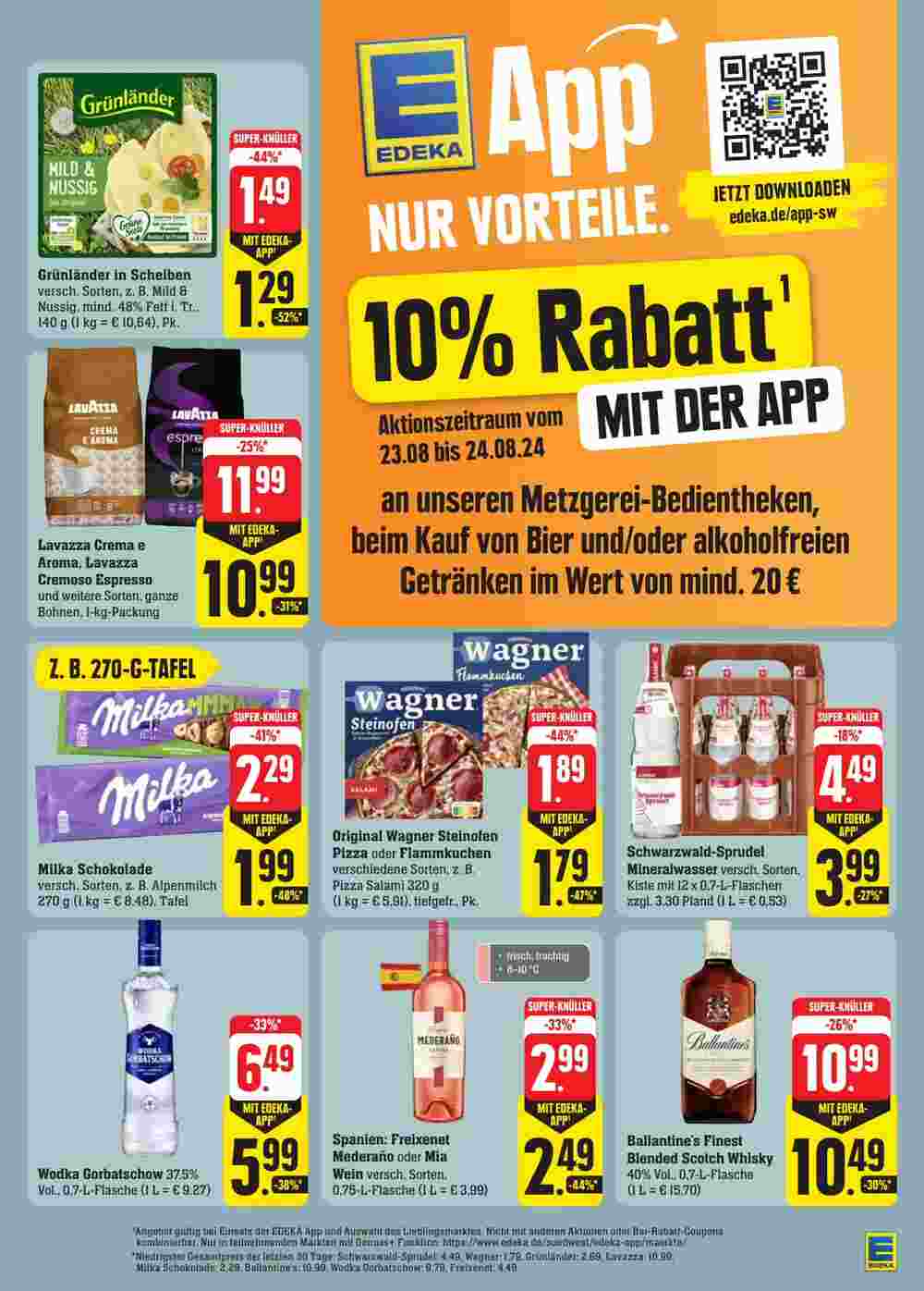 Edeka Stenger Prospekt (ab 19.08.2024) zum Blättern - Seite 37