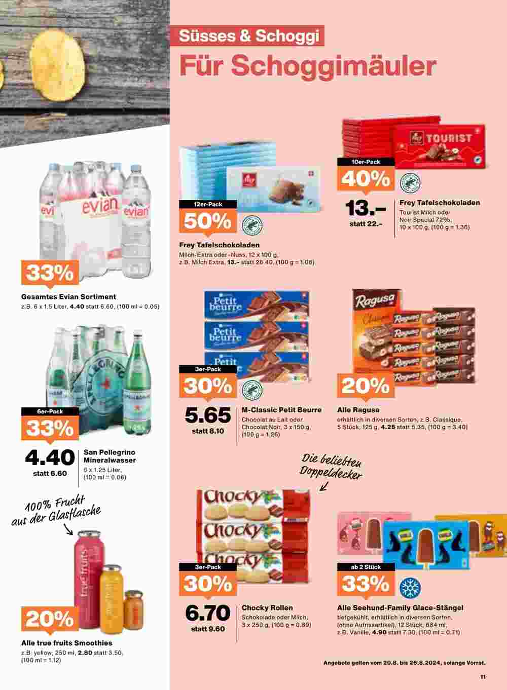 Migros Prospekt (ab 20.08.2024) zum Blättern - Seite 11