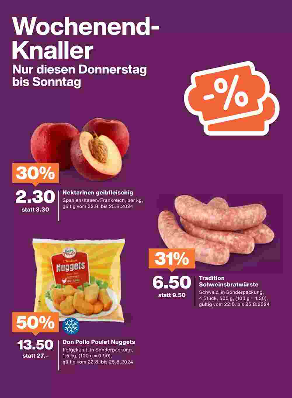 Migros Prospekt (ab 20.08.2024) zum Blättern - Seite 16