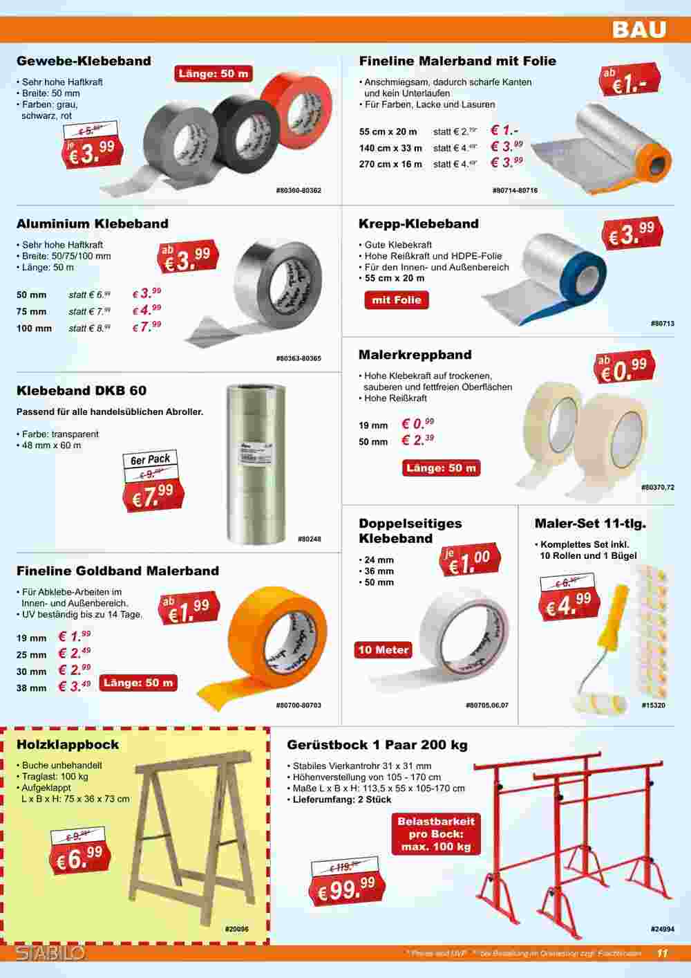 Stabilo Fachmarkt Prospekt (ab 21.08.2024) zum Blättern - Seite 11