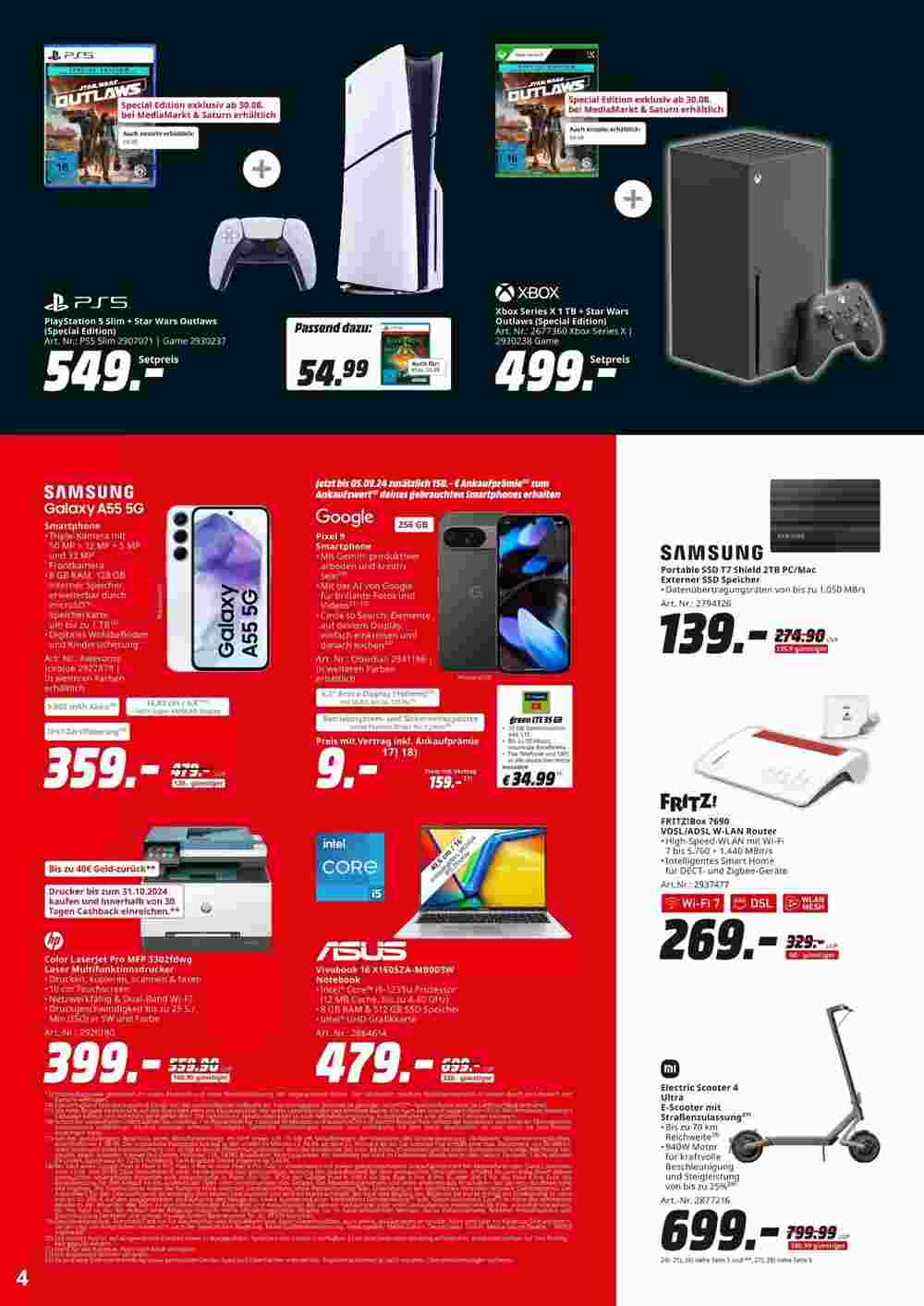 MediaMarkt Prospekt (ab 26.08.2024) zum Blättern - Seite 4