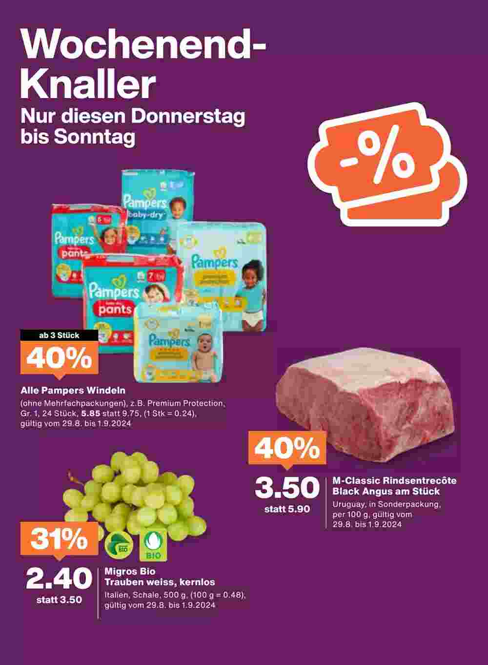 Migros Prospekt (ab 27.08.2024) zum Blättern - Seite 20