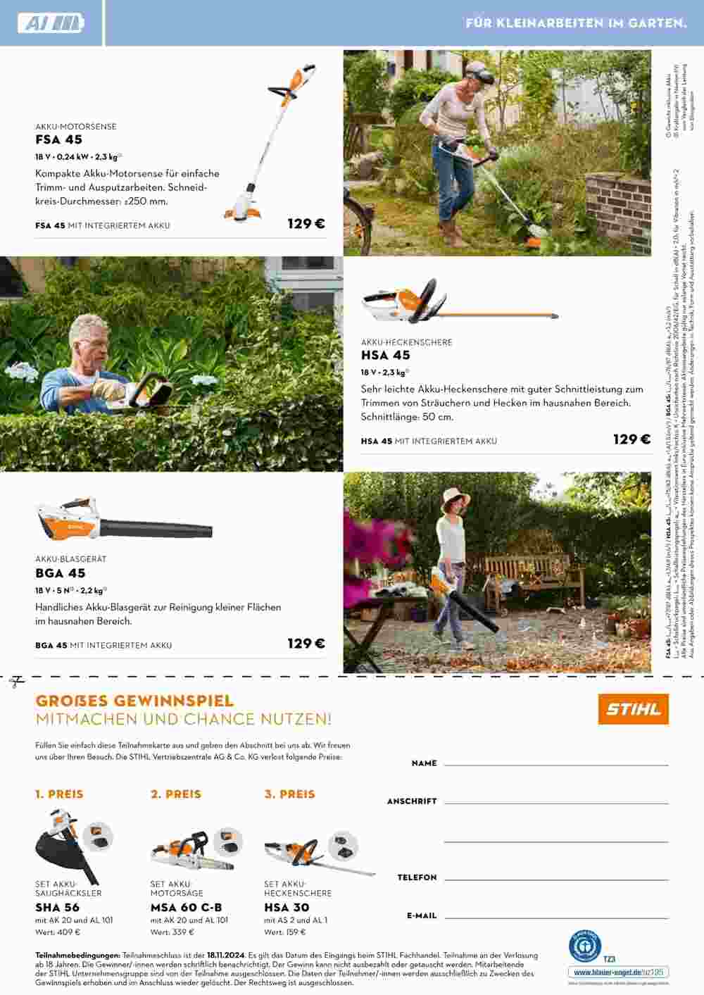 STIHL Prospekt (ab 27.08.2024) zum Blättern - Seite 16