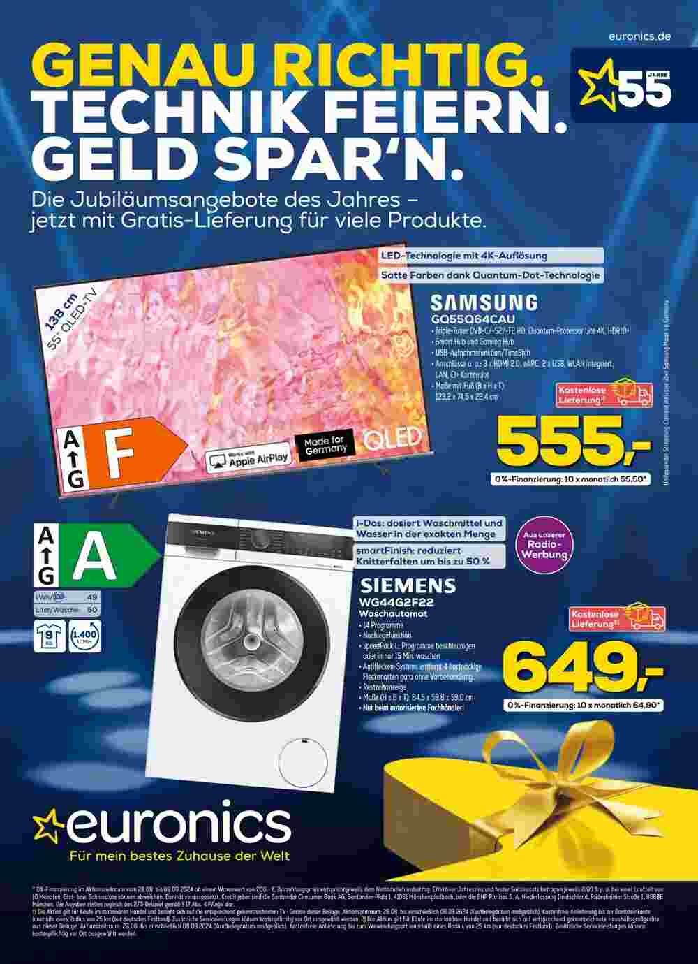 Euronics Prospekt (ab 27.08.2024) zum Blättern - Seite 1